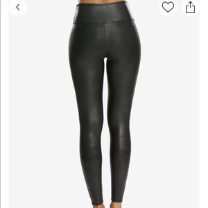 Spanx faux leather leggings
